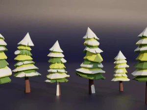 Low Poly Nature Mega Pack RG 3D Model