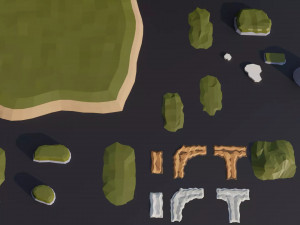Low Poly Nature Mega Pack RG Modello 3D