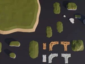 Low Poly Nature Mega Pack RG 3D Model