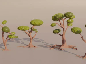 Low Poly Nature Mega Pack RG 3D Model