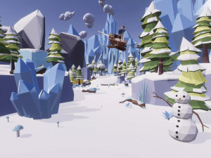 Low Poly Nature Mega Pack RG Modello 3D