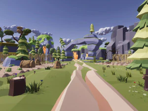 Low Poly Nature Mega Pack RG 3D Model