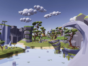 Low Poly Nature Mega Pack RG Modello 3D