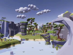 Low Poly Nature Mega Pack RG 3D Model