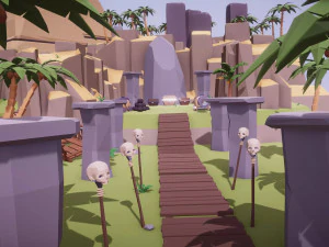 Low Poly Island Mega Pack RG 3D Model