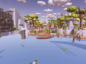Low Poly Aztec Jungle Island Megapack RG 3D-Modell
