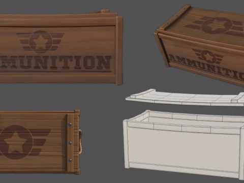 Stylized Explosives 3D Model