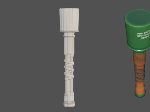 Stylized Explosives 3D Model