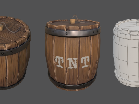 Stylized Explosives 3Dモデル