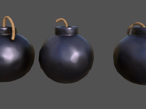 Stylized Explosives 3Dモデル