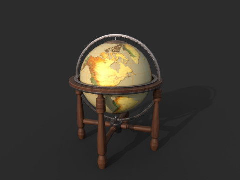 Vintage Cartoon Furniture 3D Model