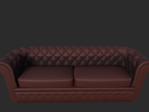 Vintage Cartoon Furniture 3D Model