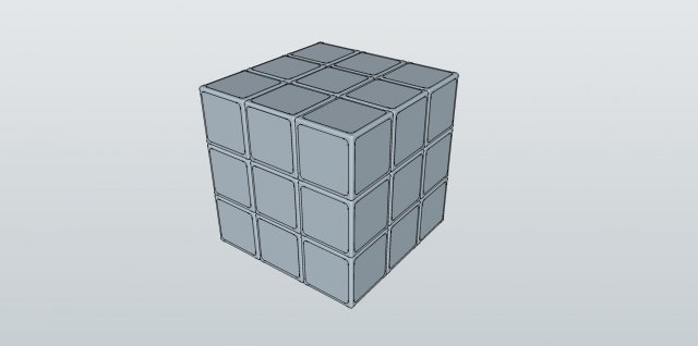 rubiks cube Modelo 3D .c4d .max .obj .3ds .fbx .stl .blend 