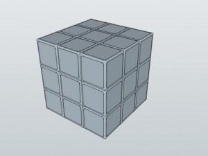 rubiks cube 3D Model