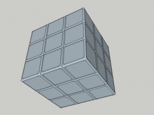 rubiks cube Modelo 3D