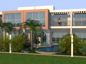 Reihenhaus 3D Modell