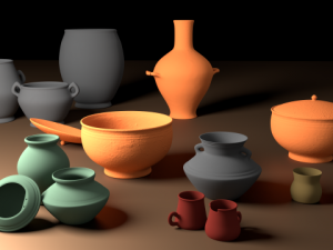 acient pots Model 3D