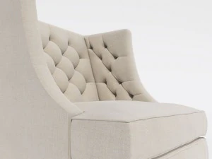 seven sedie armchair 9850p 3D Model