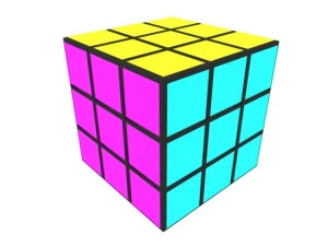 rubik cube 3D Model