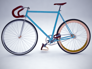 fixed gear bicycle 3D Model