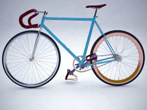 велосипед з фіксованим механізмом 3D Модель