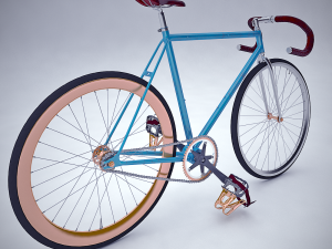 fixed gear bicycle Modèle 3D