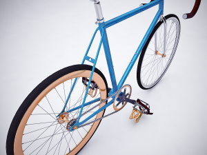 fixed gear bicycle Modèle 3D