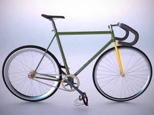 bicicleta de piñón fijo vintage Modelo 3D