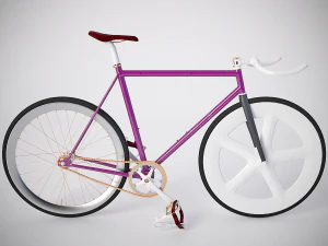bicicletta a scatto fisso Modello 3D