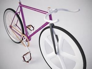 fixed gear bicycle 3D Model