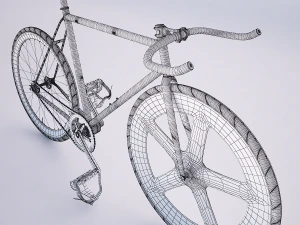 fixed gear bicycle 3D Model