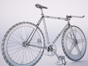fixed gear bicycle Modelo 3D