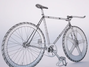 fixed gear bicycle 3D Model