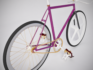 fixed gear bicycle Modelo 3D