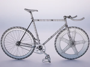 fixed gear bicycle 3D Model