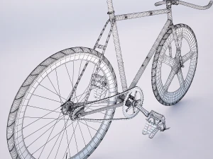 fixed gear bicycle 3D Model