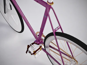 fixed gear bicycle 3D Model