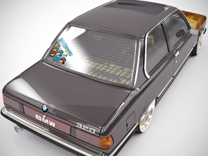 bmw e21 320 3Dモデル