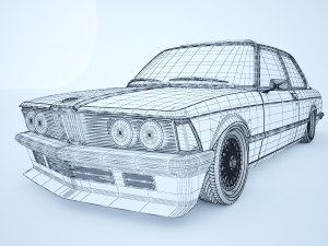 bmw e21 320 3Dモデル
