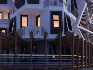 building exterior modeling design 3d 3D Model