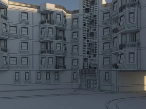 building exterior modeling design 3d 3D Model