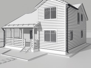 wooden house 3D Model
