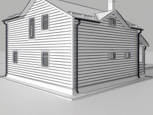 wooden house 3D Model