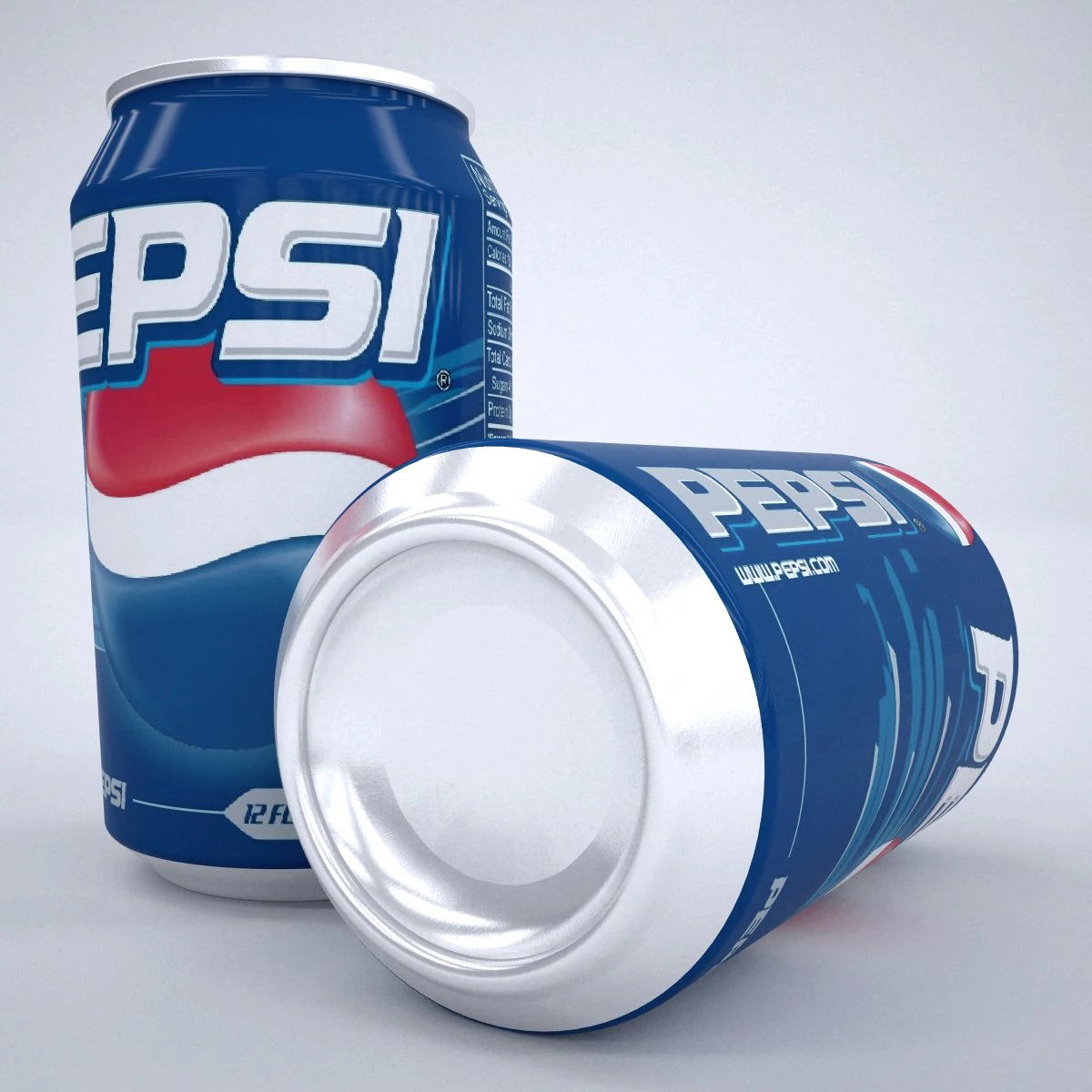 pepsi soda 3D Model .c4d .max .obj .3ds .fbx .stl .blend 