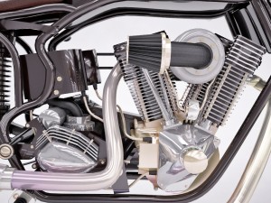 motorcycle cafe racer Modello 3D