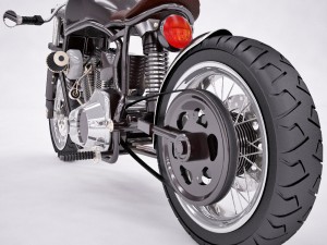 motorcycle cafe racer 3D 模型
