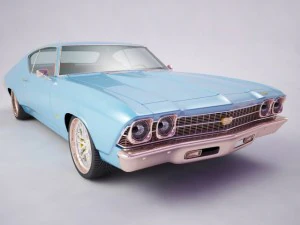 Chevrolet Chevelle ss. z 1969 r Model 3D