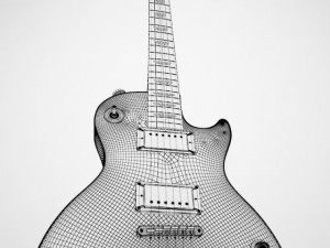gibson les pul classic Modelo 3D