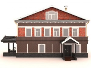 wooden house Modello 3D