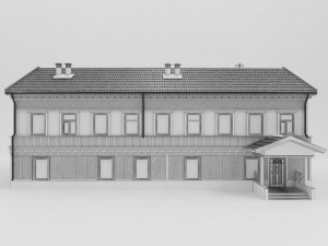 wooden house Modello 3D